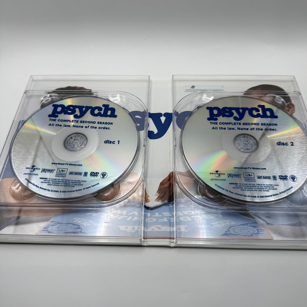 Psych The Complete First and Second Seasons DVD Set 1 & 2 TV Show Mystery Comedy - Picture 5 of 6